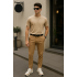 Slim Fit Camel Pantolon 2046