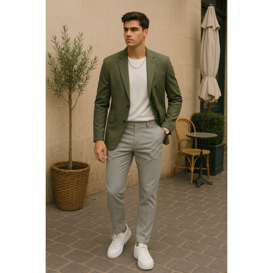 Slim Fit Açık Gri Pantolon 2050 Slim Fit Açık Gri Pantolon 2050