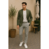 Slim Fit Açık Gri Pantolon 2050