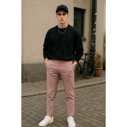 Slim Fit Pembe Pantolon 2054