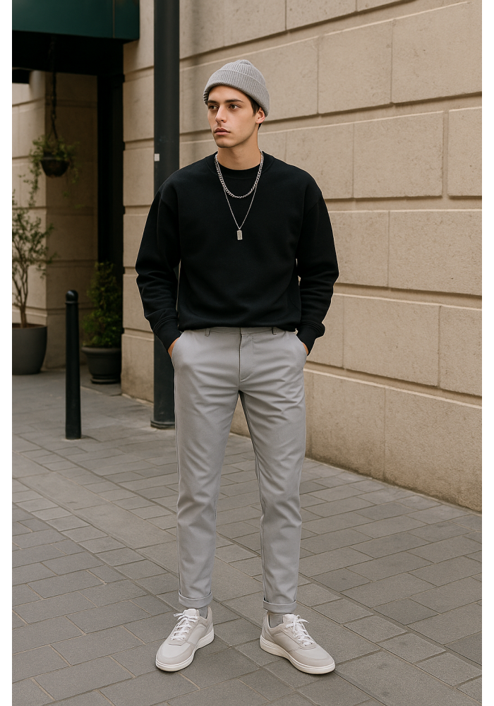 Slim Fit Gri Pantolon 2055 Slim Fit Gri Pantolon 2055