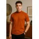 Yakalı Kiremit Triko Tshirt 4021 Yakalı Kiremit Triko Tshirt 4021