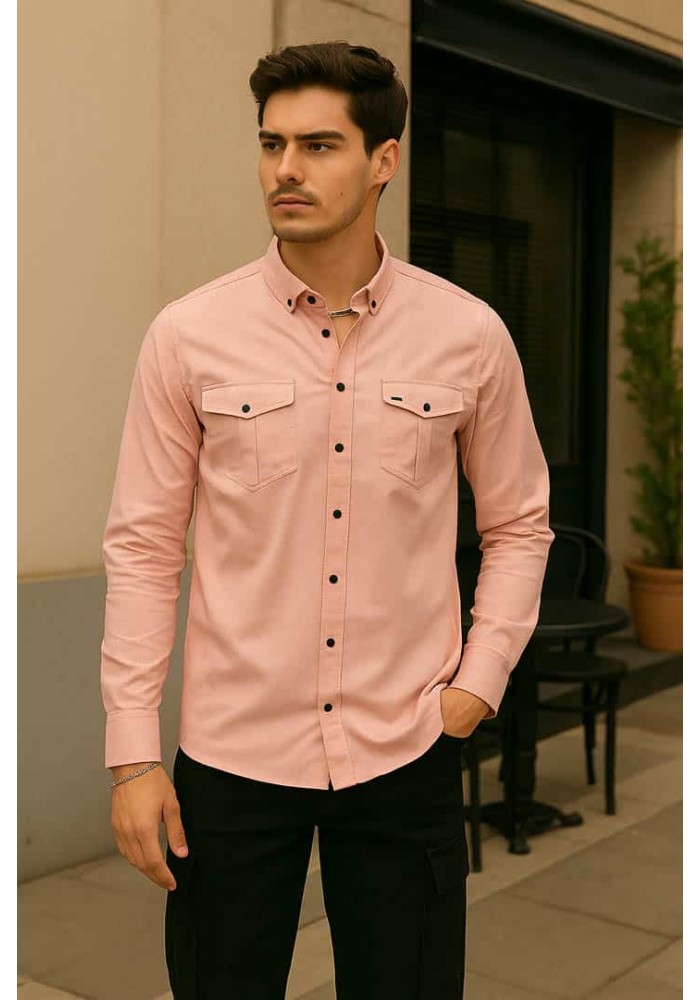 Pudra Pembe Gömlek 1011 Pudra Pembe Gömlek 1011