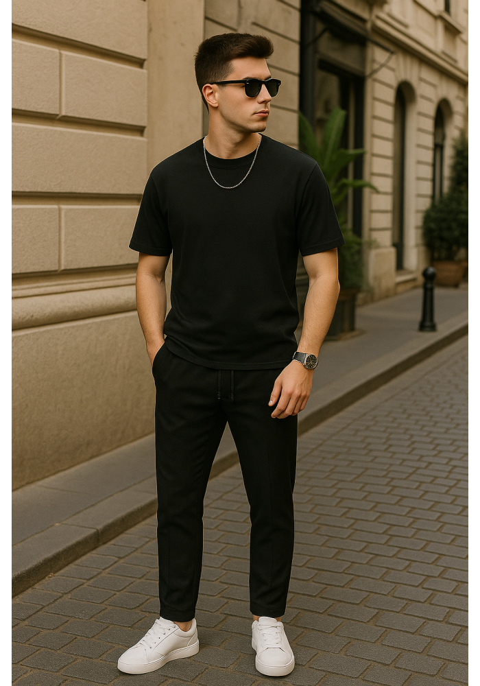 Siyah Jogger Pantolon 2000 Siyah Jogger Pantolon 2000