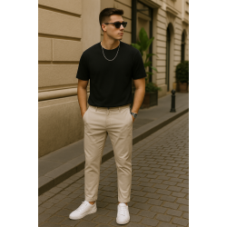 Bej Jogger Pantolon 2001