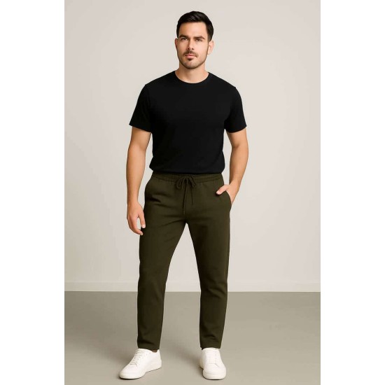 Askeri Yeşil Bel Lastikli Jogger 3004 Askeri Yeşil Bel Lastikli Jogger 3004