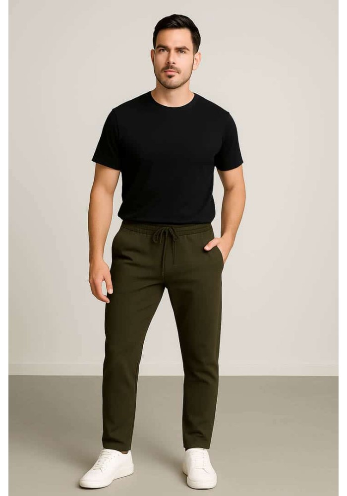Askeri Yeşil Bel Lastikli Jogger 3004 Askeri Yeşil Bel Lastikli Jogger 3004