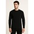 Siyah Desenli Bluz 1044
