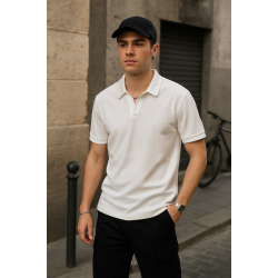 Siyah Polo Yaka T-shirt 4039