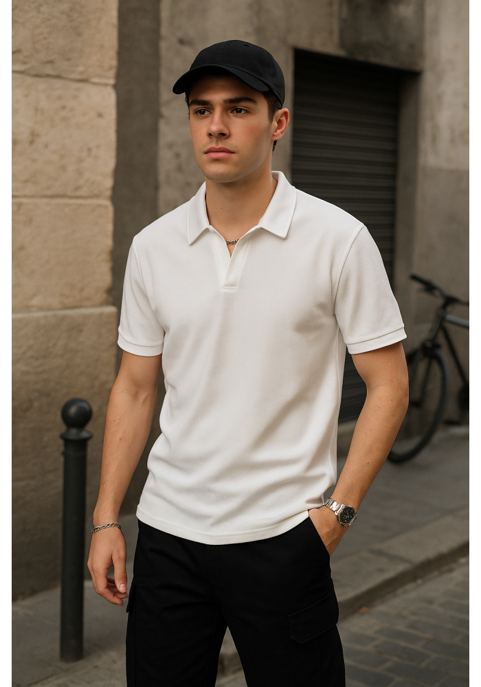 Siyah Polo Yaka T-shirt 4039 Siyah Polo Yaka T-shirt 4039