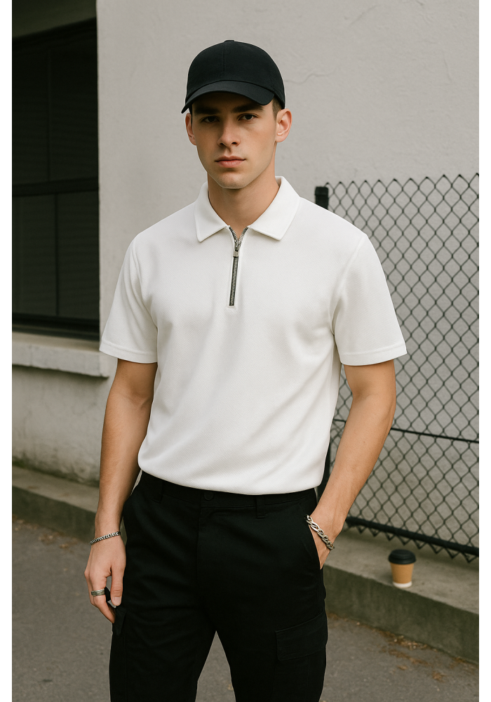 Siyah Polo Yaka T-shirt 4040 Siyah Polo Yaka T-shirt 4040